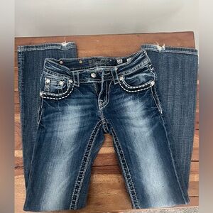 Miss Me Dark Blue Boot Cut Jeans